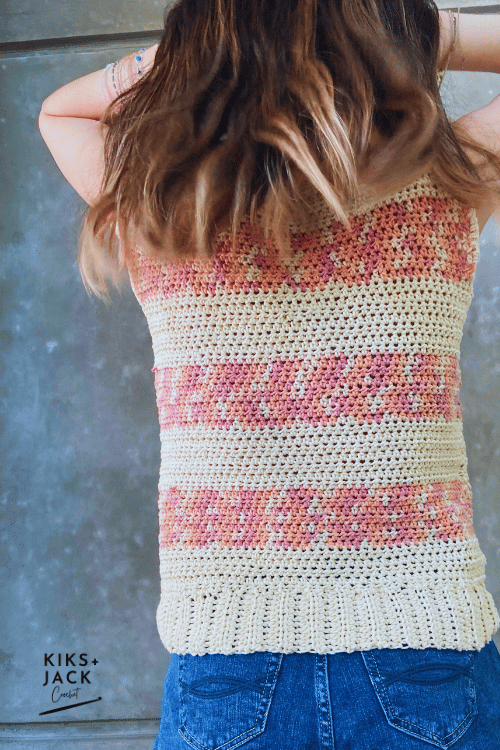 Summer Crochet Vest Free Pattern