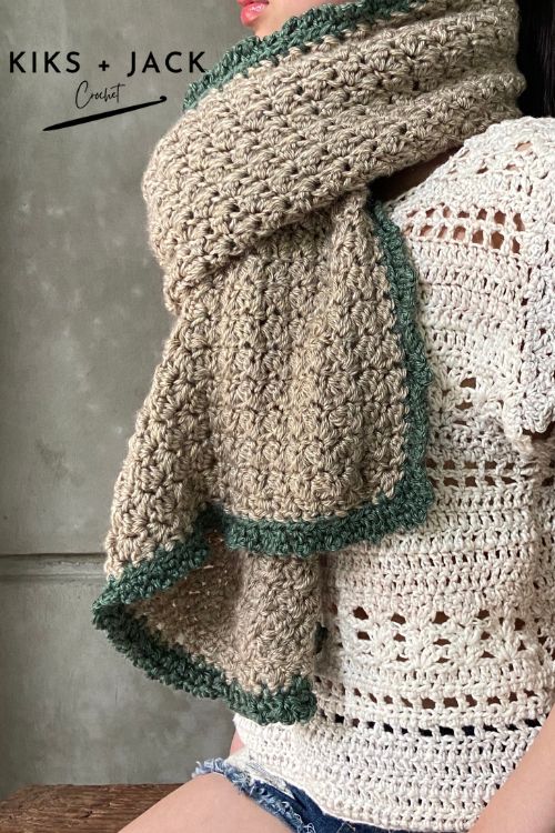 Oversized Cozy Crochet Shawl and Scarf