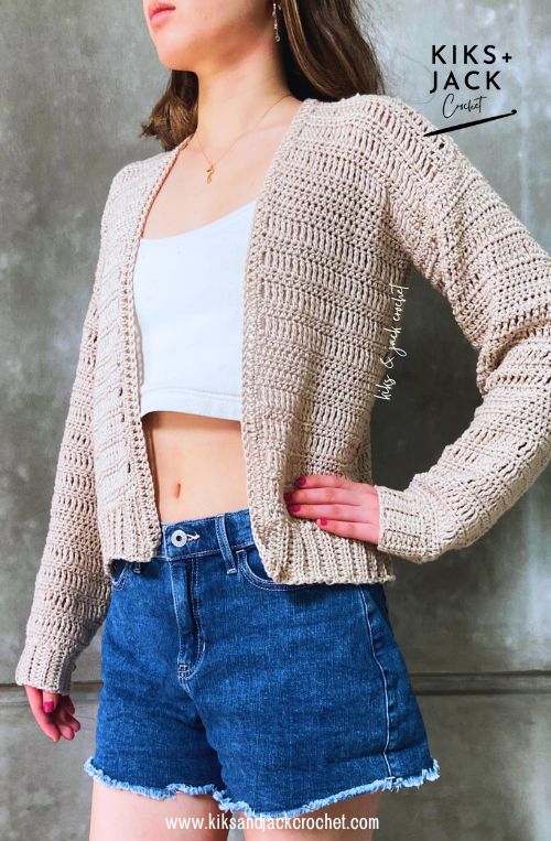 Everyday Crochet Cardigan Free Pattern