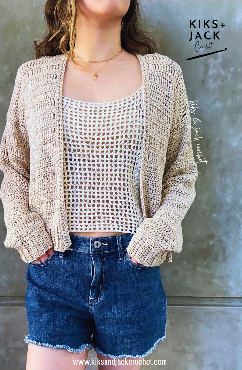 Everyday Crochet Cardigan Free Pattern