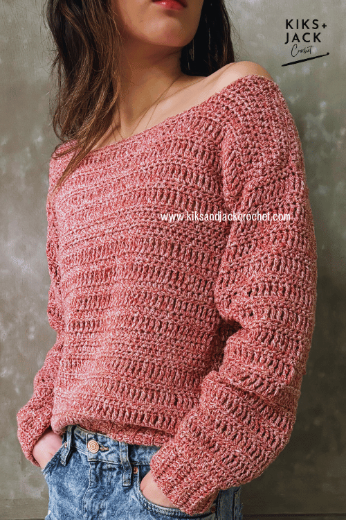 The Campbell EveryDay Crochet Sweater Top Free Pattern