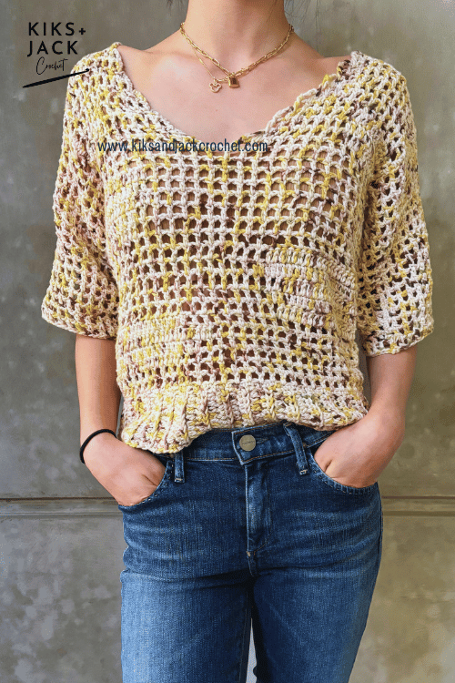 The Quick Easy Summer Crochet Top Free Pattern