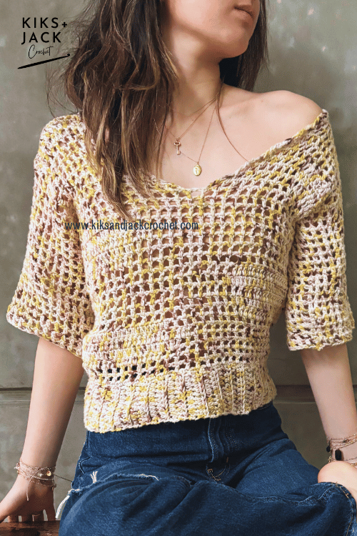 The Quick Easy Summer Crochet Top Free Pattern