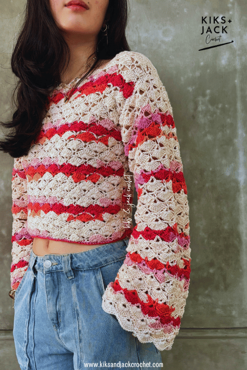 Iwona Easy Crochet Lace Top Free Pattern