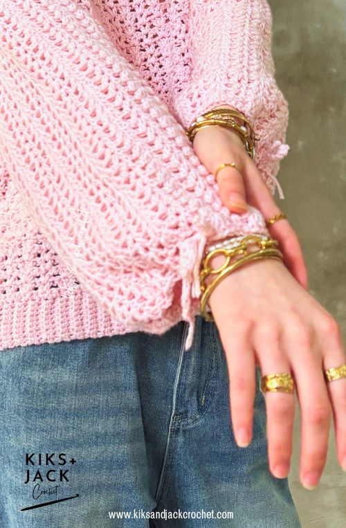 The Everyday Happy Place Crochet Sweater